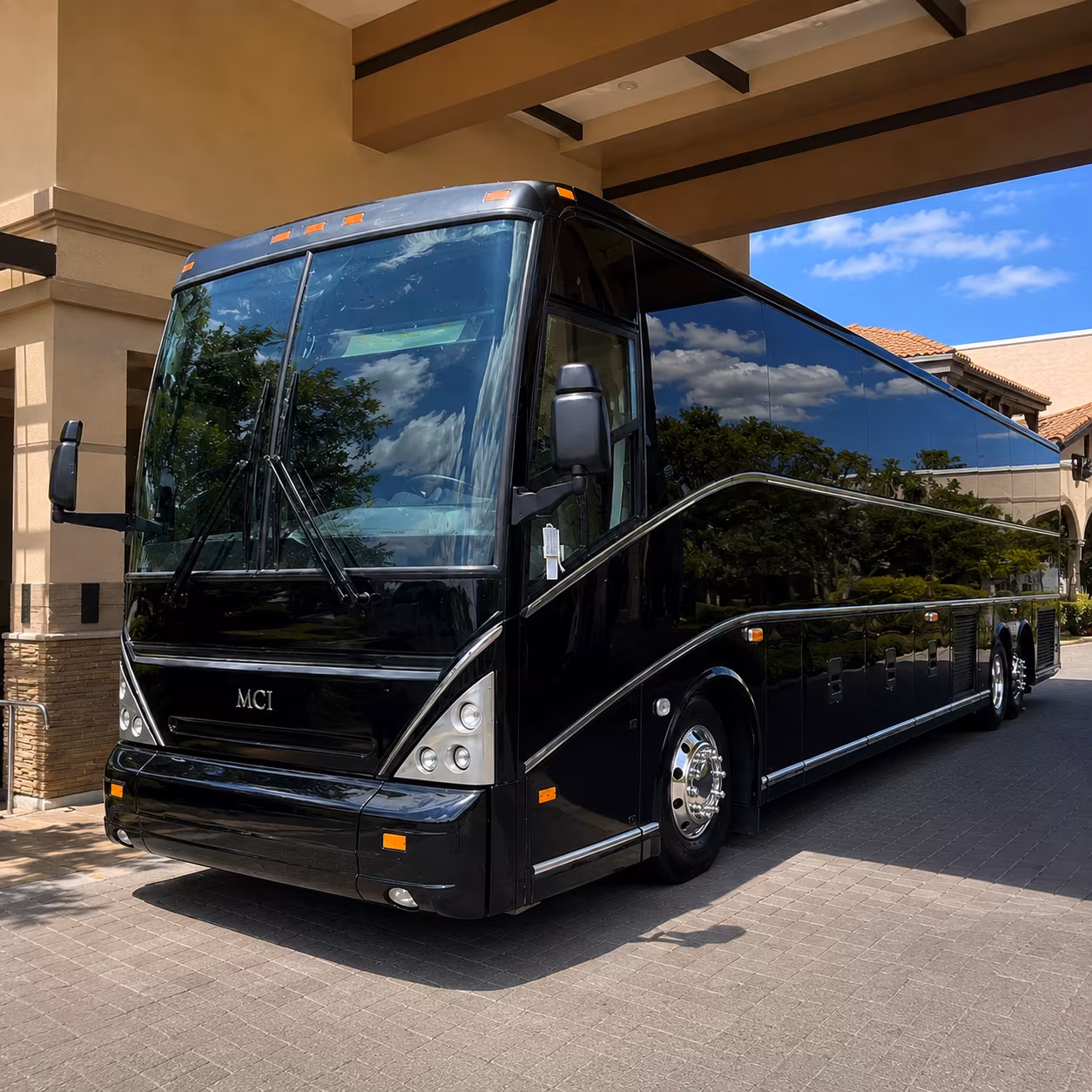 charter buses and party buses to braves games at truist park
