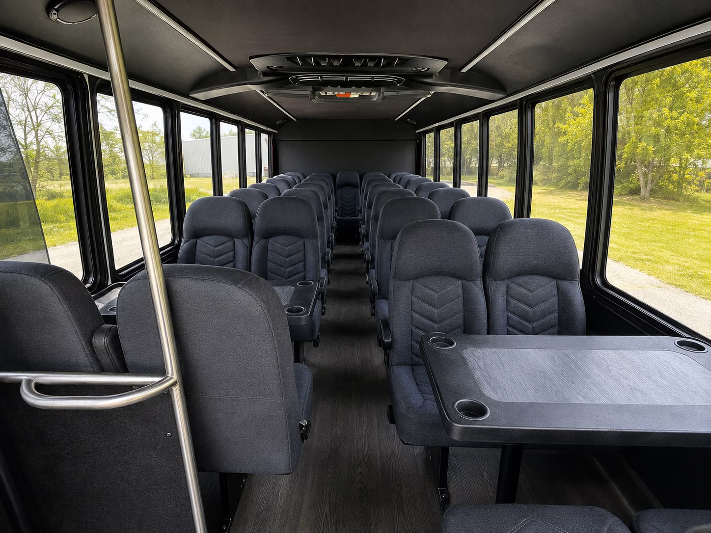 mableton 18 passenger minibus interior