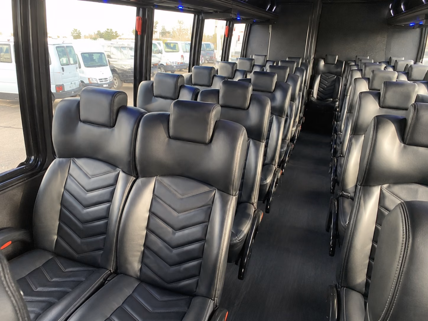mableton 20 passenger minibus interior