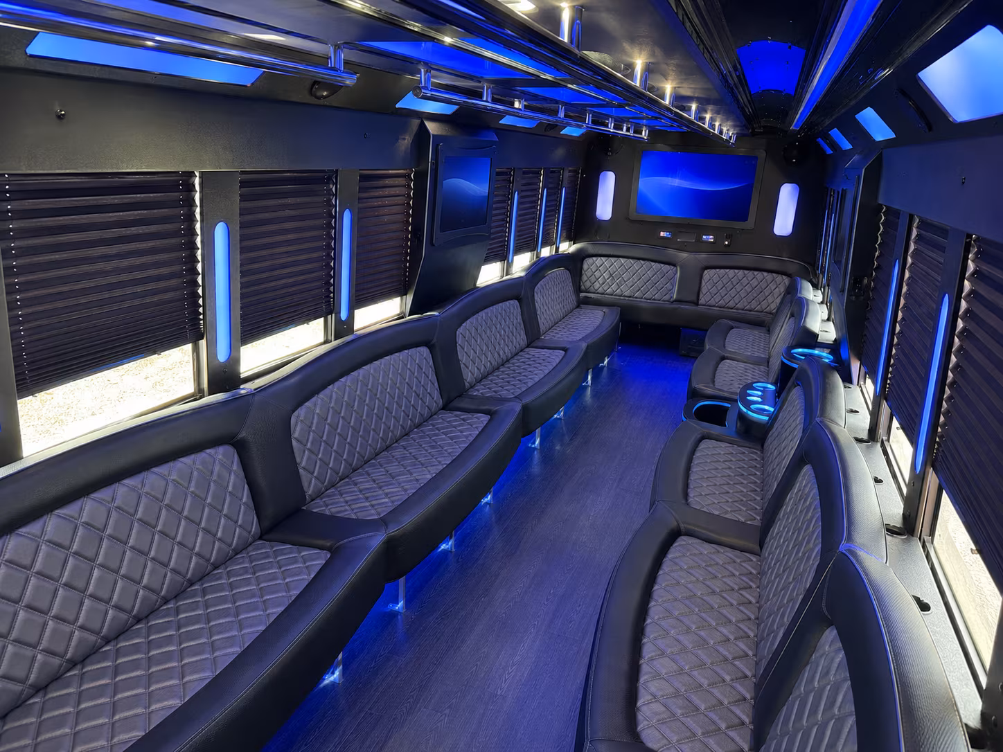 mableton night town party bus rental