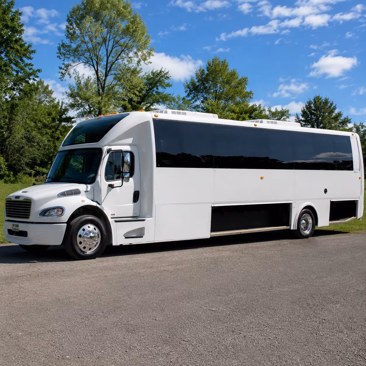 rehearsal dinner and multi stop wedding weekend buses in mableton