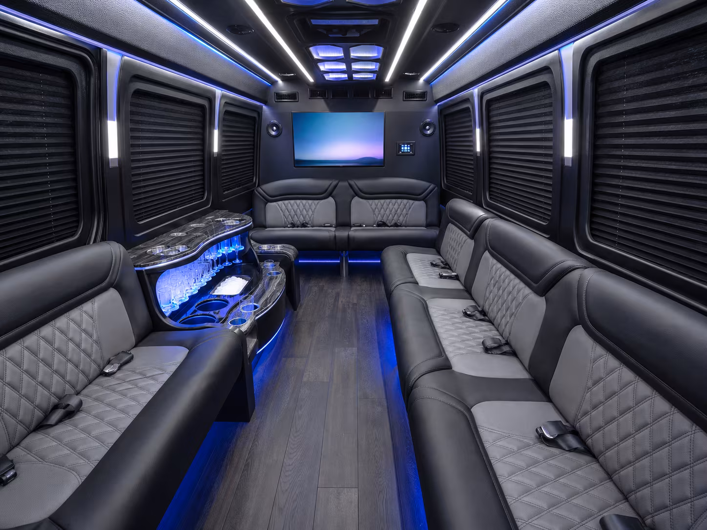 sprinter vans and executive bus rentals for mableton corporate groups